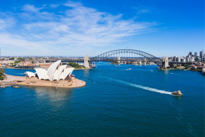 Vue sur l'Opéra House de Sydney