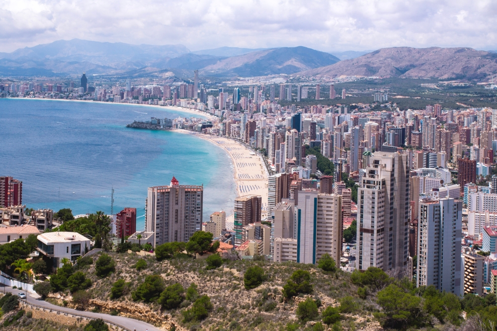 vue panoramique benidorm alicante