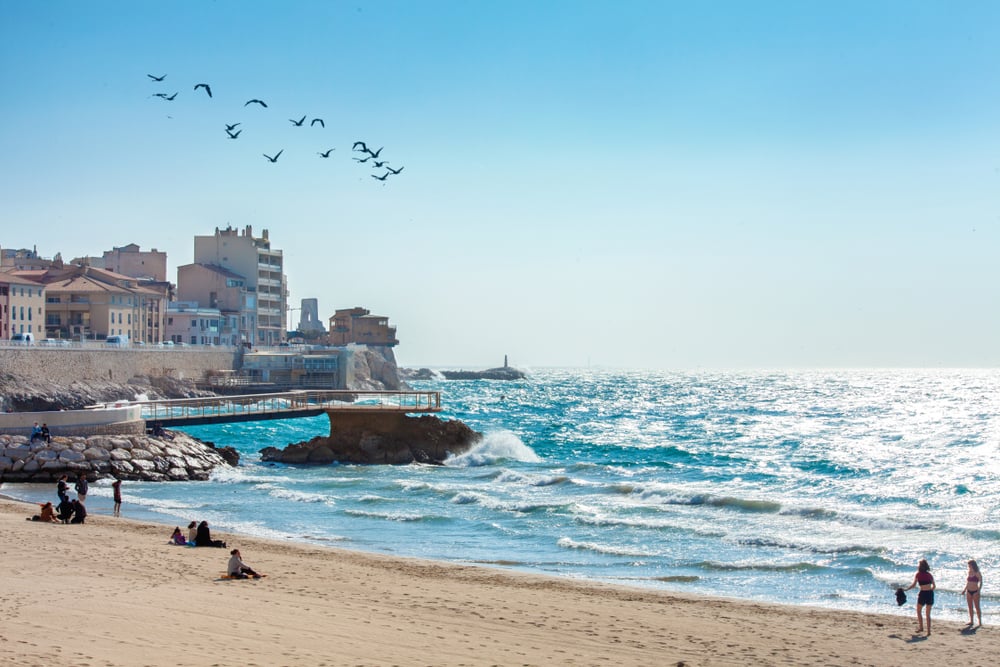 plage des catalans marseille