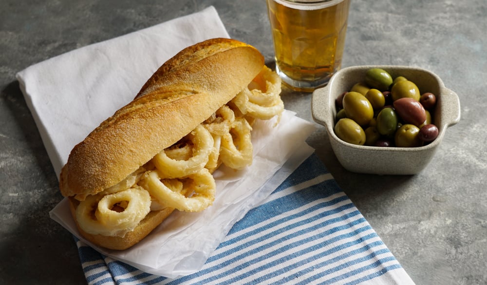 bocadillo de calamares