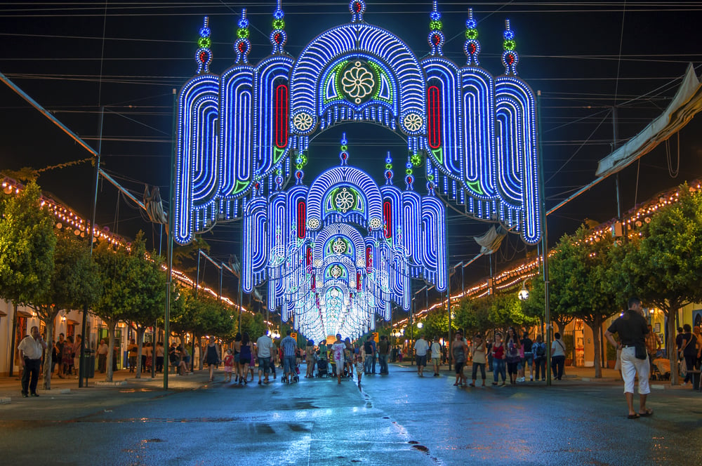 feria de noche malaga