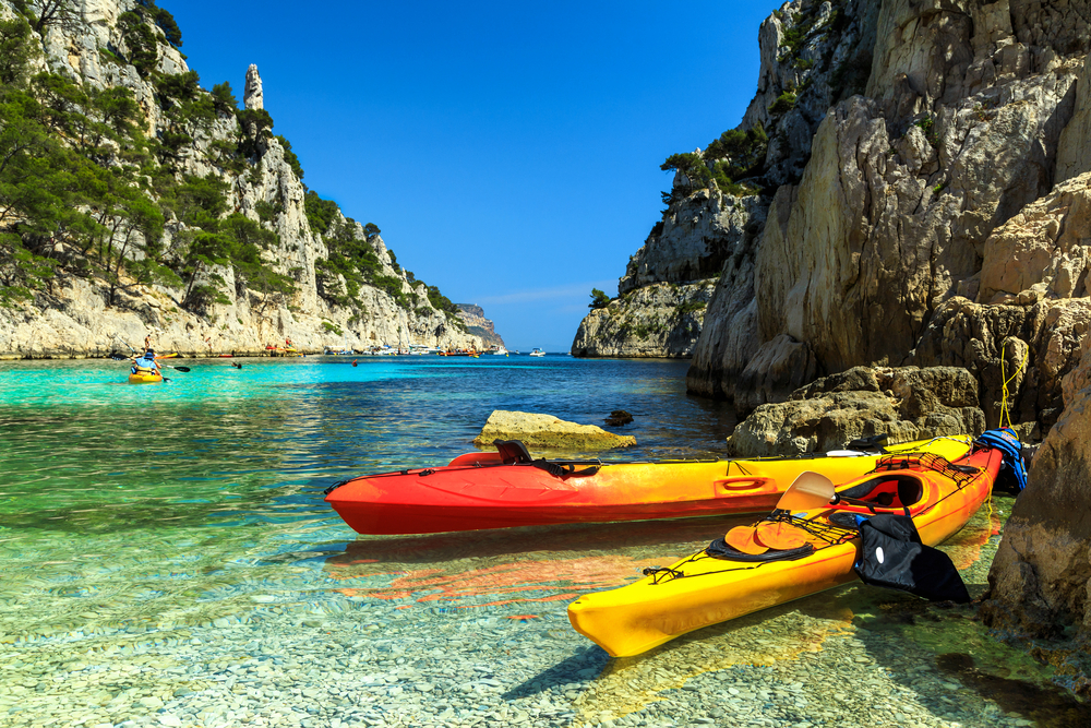 kayak parc national des calanques marseille