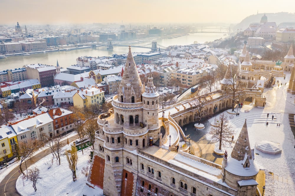 Budapest sous la neige