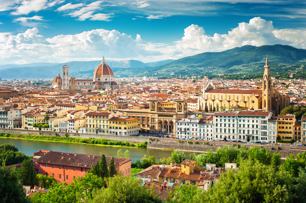 Florence vue de la ville et le Duomo