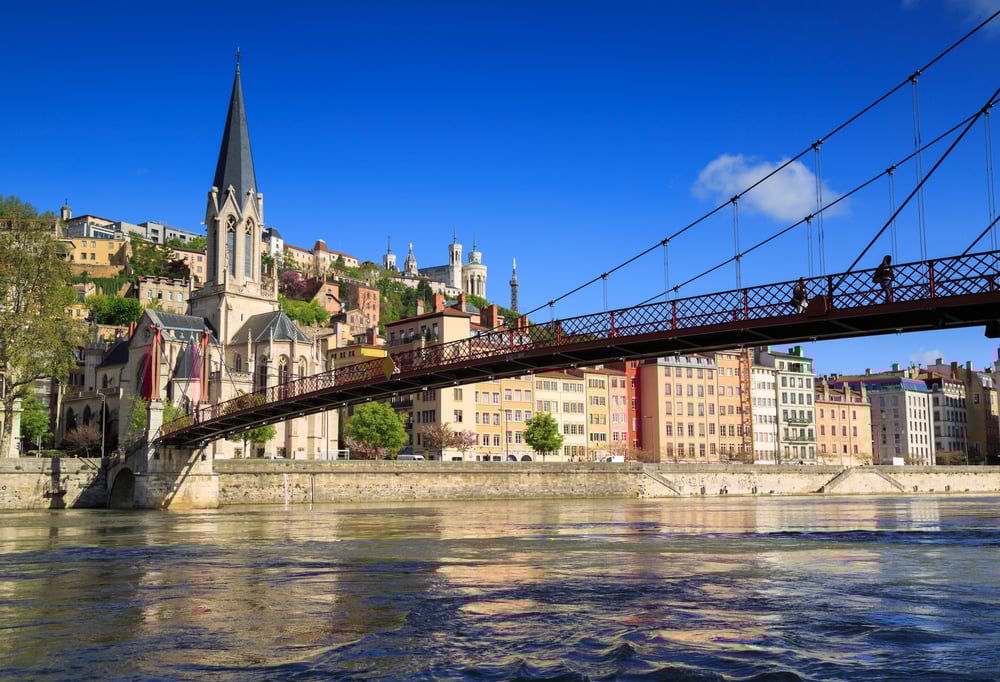 Pont de Saint Georges à Lyon