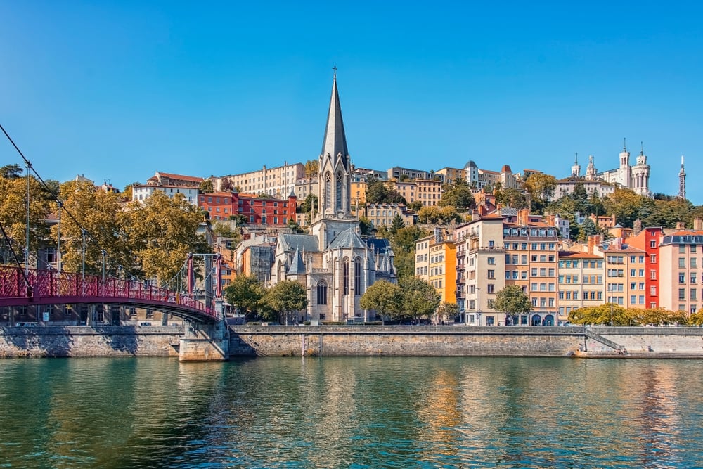 Vue de la ville de Lyon