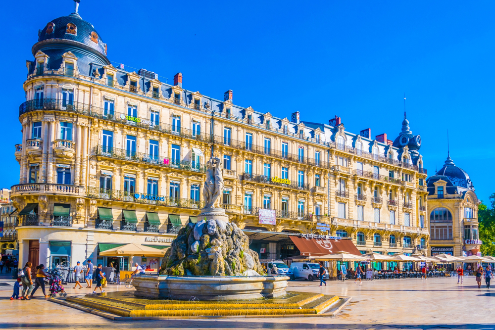 La Place de la Comedie à Montpellier