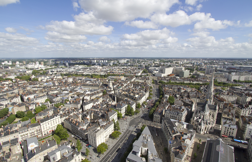 Vue de la cité de Nantes