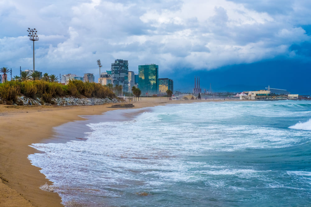 Plage de la Mar Bella, Barcelone