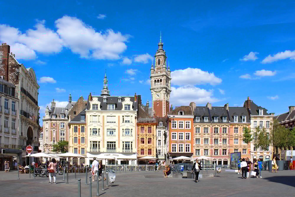 La place centrale de Lille