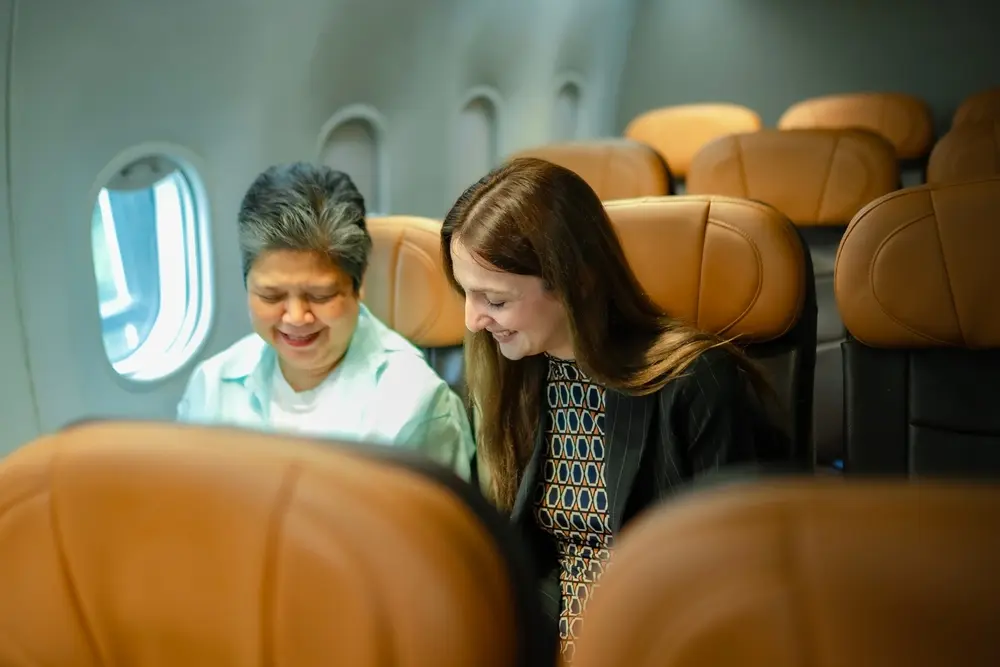 Interaction entre passagers de différentes cultures